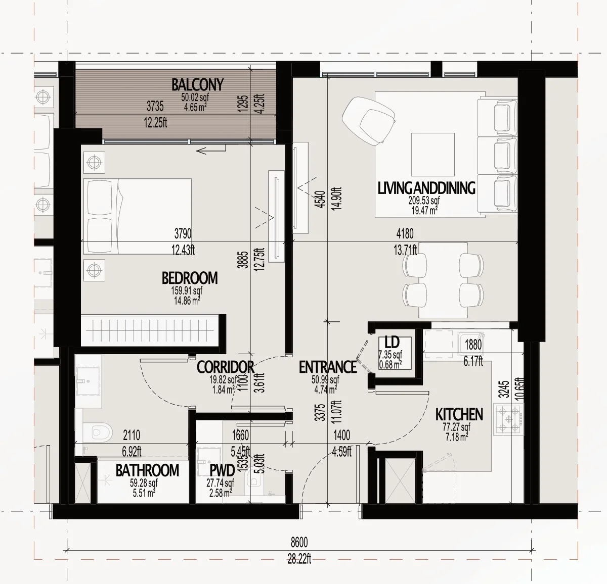 1 Bedroom